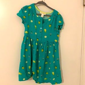Cat and Jack lemon print toddler dress